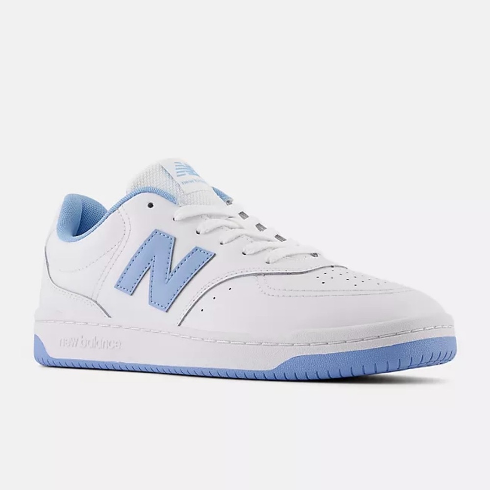 NIB New Balance Lifestyle BB80 Unisex W10 M8.5 41.5 White with Blue